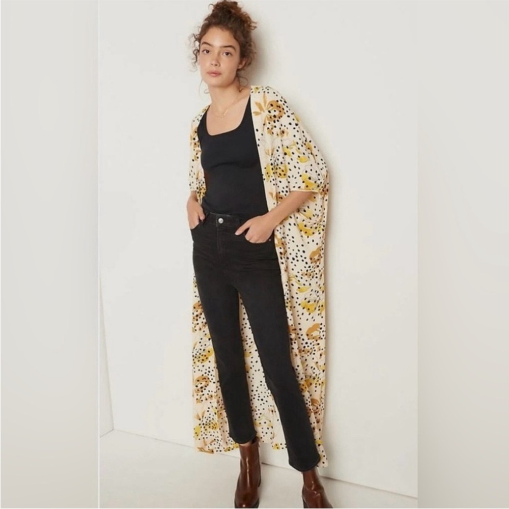 Bel Kazan floral boho duster kimono from Anthropologie
